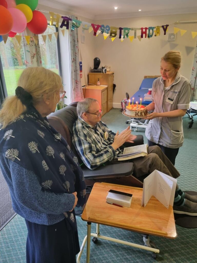 Kevin's birthday at Ullswater Cottage Care Centre