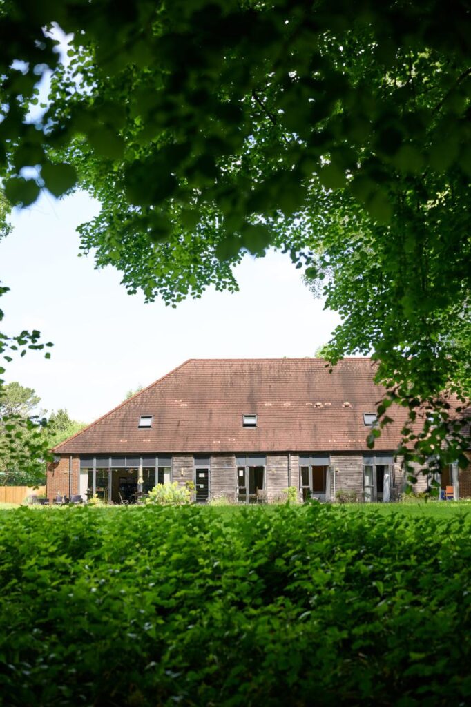 Care centre surrounded by greenery