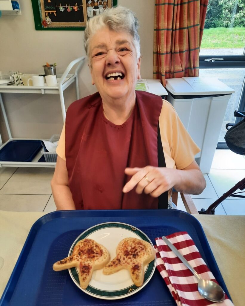 care resident easter breakfast