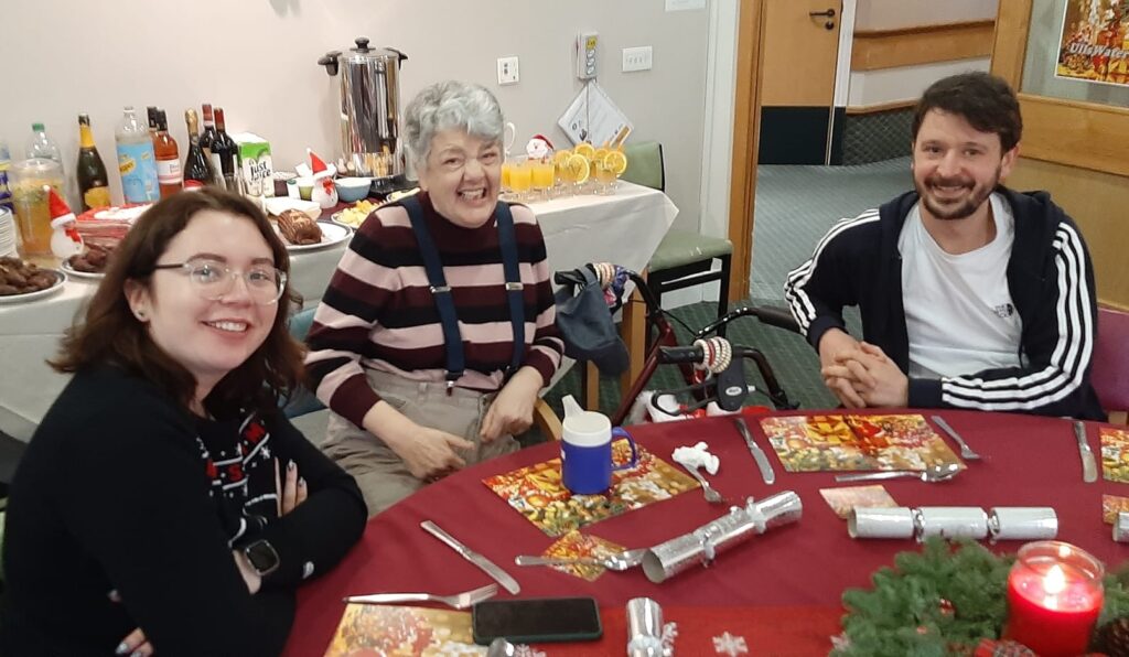 family dining at Ullwater cottage care centre